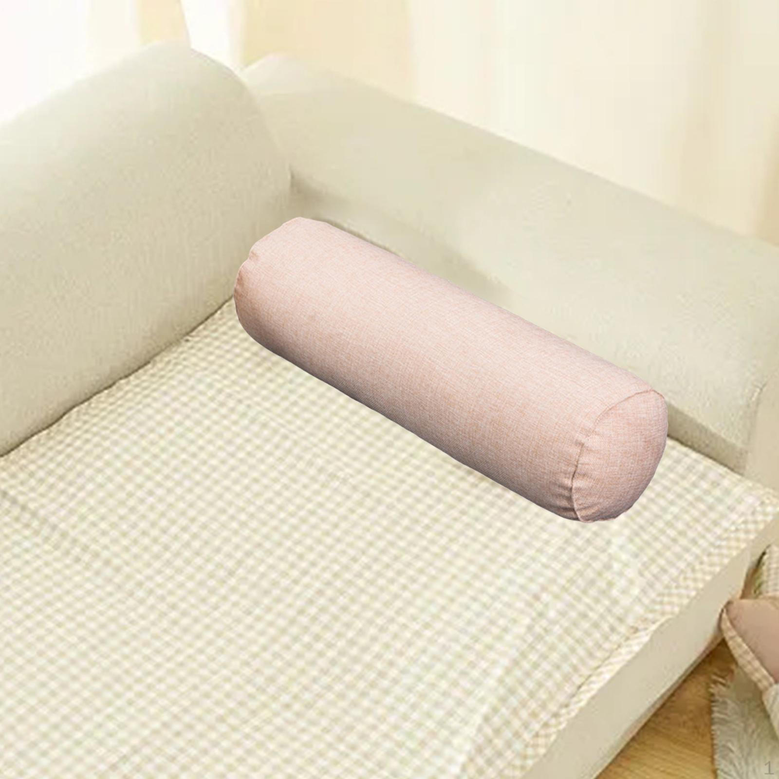 

Кругла подушка-підтримка М який декоративний акцент для дому та офісу жовтий