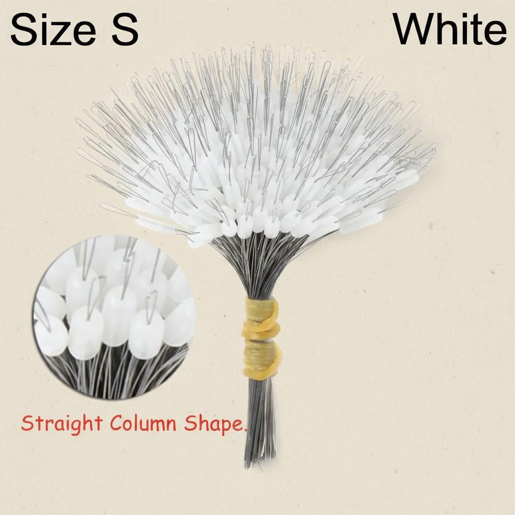300Pcs Silicon Space Bean Fishing Float Resistant Anti-Strand Fish Line Spacebean Fishing Tackle Accessories