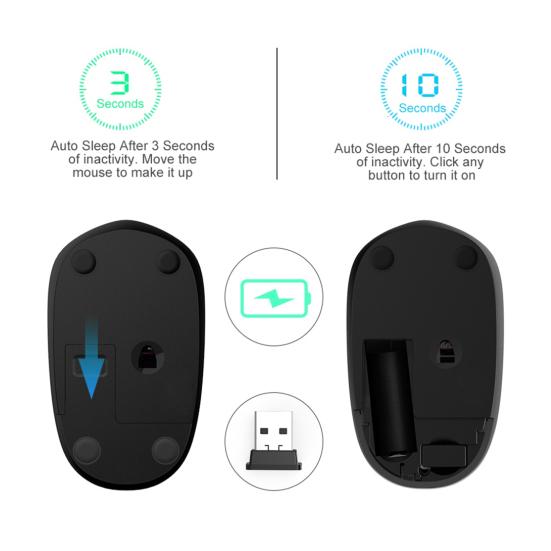 i210 Mute Mice Comfortable 2.4GHz Connection Portable