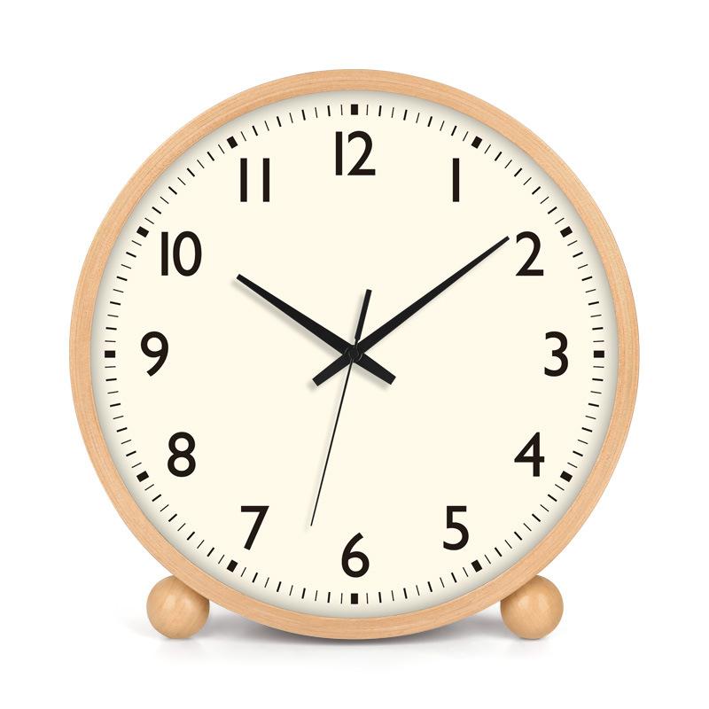 

Часы в стиле Log Cream Гостиная Высококлассные Настольные часы Кабинет Настольные часы Размещение Простое Размещение Настольных часов .