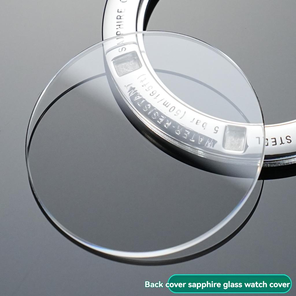 For Mido Commander M021 Series M021.431 Sapphire Glass Watch Mirro Front and Rear Covers Watch Mirror Scratch Resistant Mask