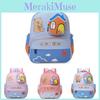 Cartoon Charming Versatile Backpack For Young Kids In Soft Pastel Variants Color