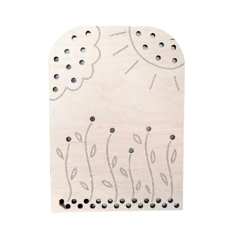 

Woods Craft Flower Leaf Collector Board Supportive Stand for Flower Arrangements