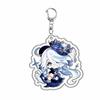 Clorinde Neuvillette Lyney Wriothesley Arlecchino Navia Cosplay Anime Costume Keychain Key Accessories Pendant