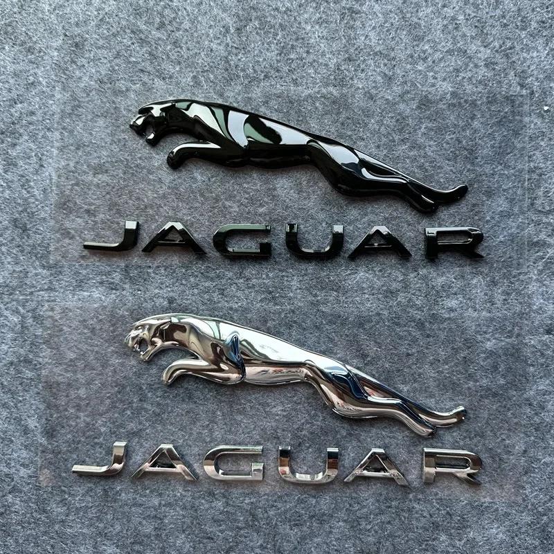Car Front Hood Emblem Rear Trunk Badge Sticker Rear Trunk Decoration for Jaguar XE XF XJ F-Pace F-Type X-Type S-Type PP21
