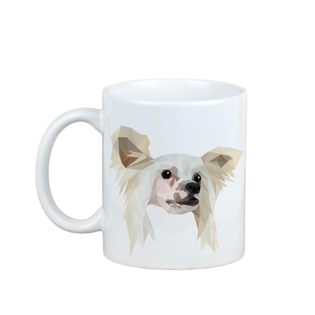 Grzywacz Chiński -Kubek Ze Zdjęciem I Napisem Geometryczny Pies Art-Dog