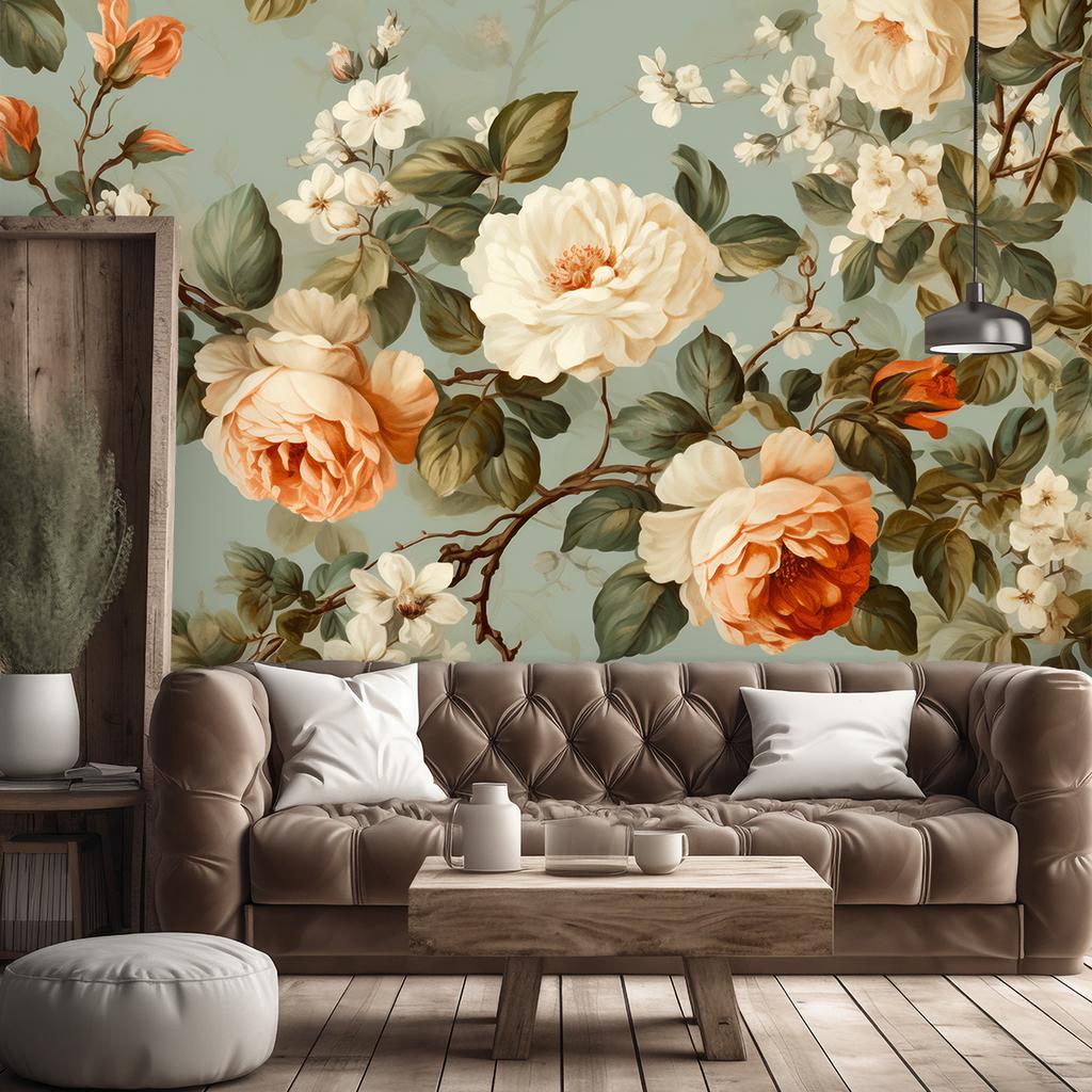 Wallpaper Bouquet of Flowers