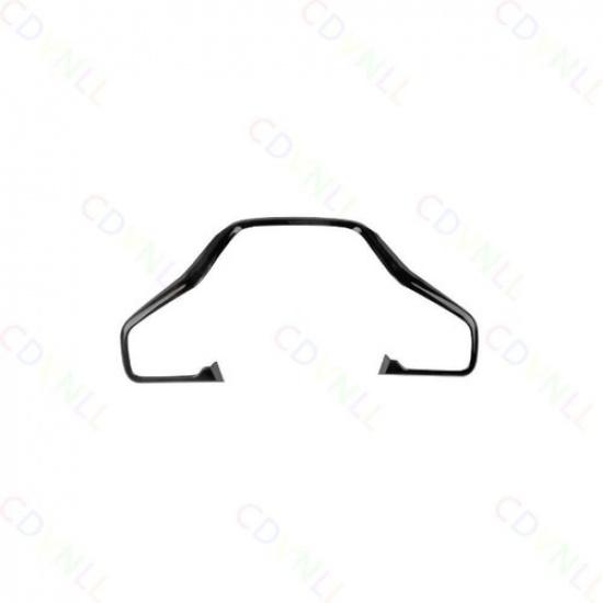 Steering Wheel Border Panel Cover Trim For Honda Civic 10th 16- Bright Black