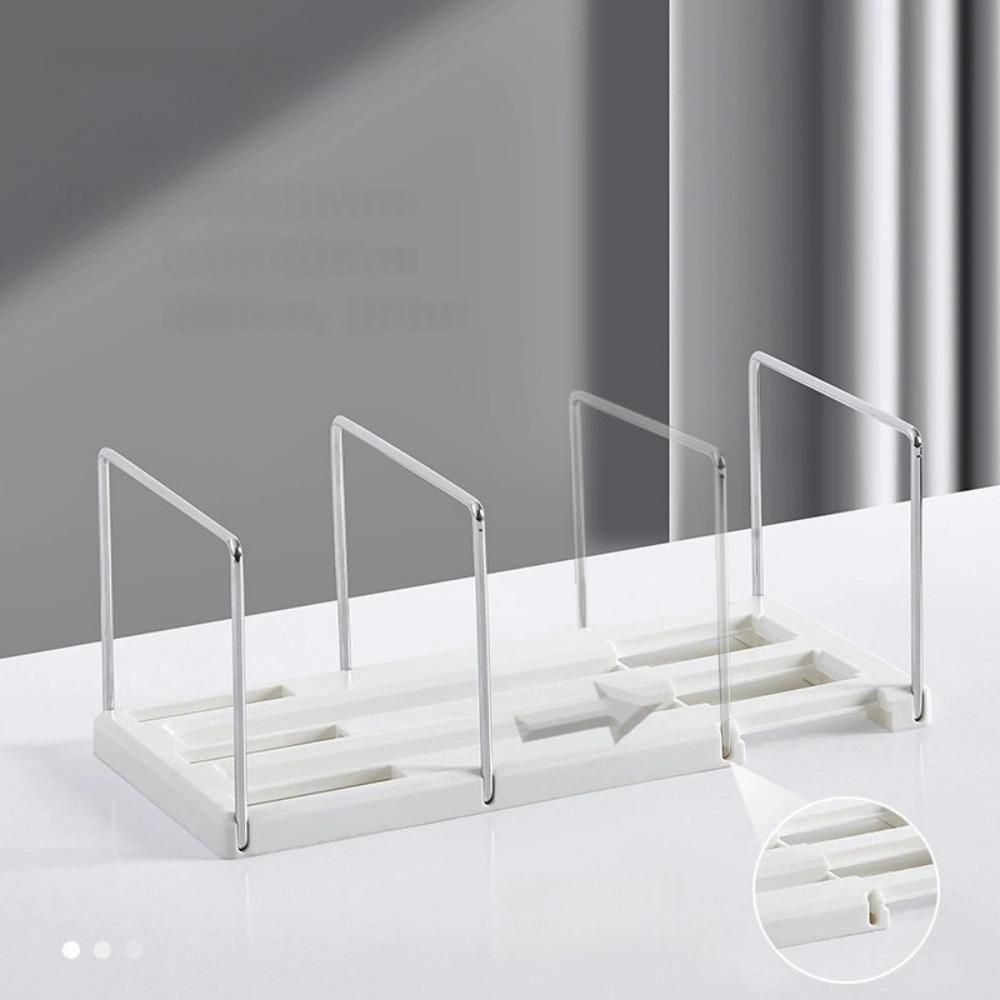 Exquisites faltbares Bücherregal, bürospezifischer Desktop-Organizer, Buchunterteilungsklammer, einfaches Aufbewahrungs-Displayregal für Studenten