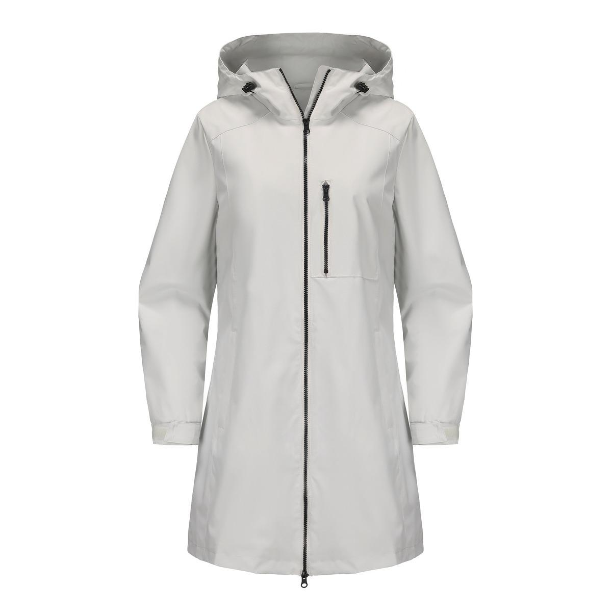 

Women s Outdoor Windproof Waterproof Jacket Hooded Long Sleeve Loose Casual Spring Autumn Coat XXXL