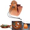 Fashion Multiple Sides Role Playing Gambling Tool Coin Purse Board Game Leather Drawstring Pouch Dice Bag Tray