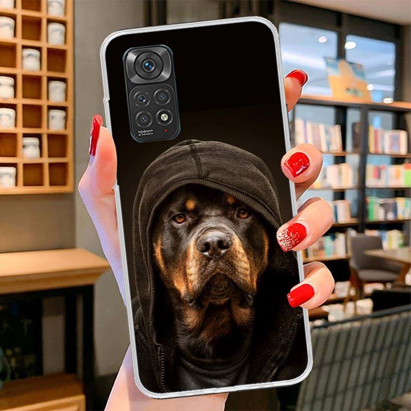 Rottweiler Dog Cover Phone Case For Xiaomi Redmi Note 15 14 13 12 11 10 Pro Plus 14S 12S 11S 11T 11E 10S Soft Fundas Shell Redmi