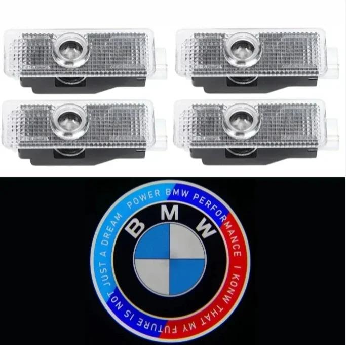 XZDXD1 For BMW Hot 2025 BMW GROUP 4Pcs Car LED HD Door Welcome Projector Laser Lamps For BMW E90 E60 E46 E93 F20 F21 F30 F31 F32 F33 F3