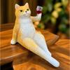 Cute Cat Figurine As Outdoor Garden Decoration, Courtyard Cabinet, Creative Tabletop Ornament