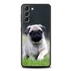 Cute Pug Dog Phone Case For Samsung Galaxy S24 S23 S22 S20 Ultra S21 FE 5G S10 S9 Plus S10E S8 Soft Silicone Cover