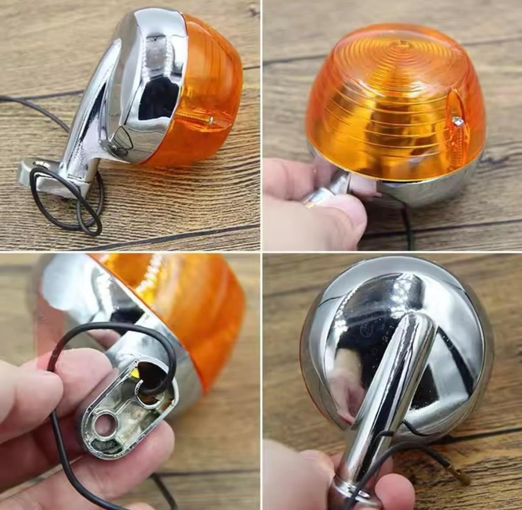 Deepa Ribusu Demekin Blinker für und Satz Demekin Blinker für und 12V Hat leichte Grate und Original Cub, Dax, Shari. C50, C70, CB50, CB70.