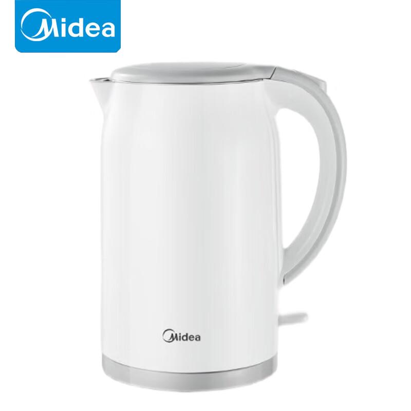 Midea 1.7L 316L SS Food Grade Anti-Scald Electric Kettle CN plug (adapter included)