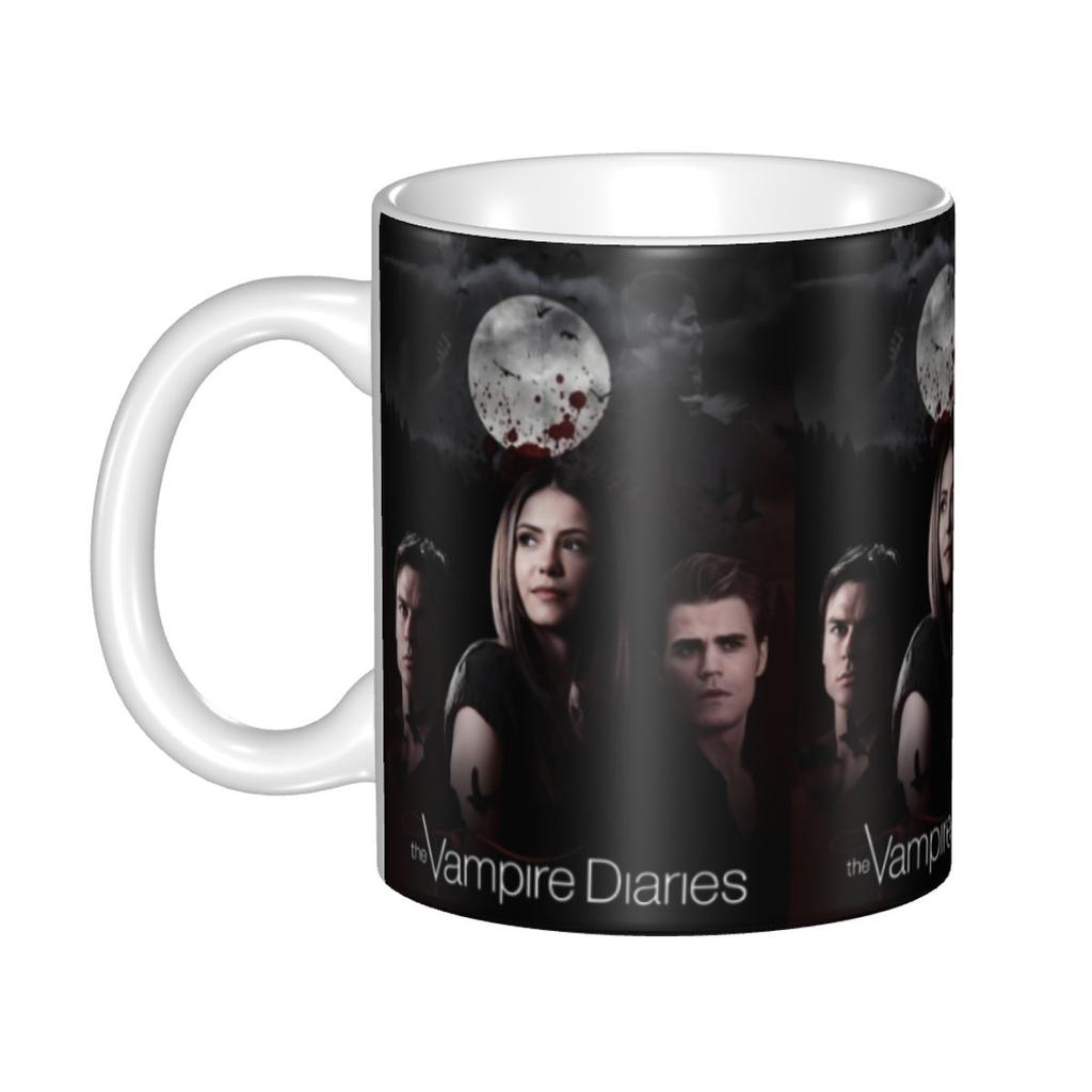 Tasses à café personnalisées The Vampire Diaries DIY Damon Salvatore Tasse à thé au lait en céramique