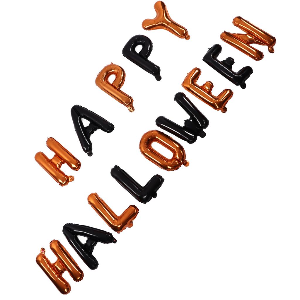 Grattis på födelsedagen Ballonger Unika Säkra Snabbt Uppblåsbara Alfabet Ballongbanderoller för Fester