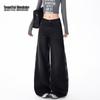 BEAUTIFUL WARDROBE Women's High-Waist Wide-Leg Denim Pants