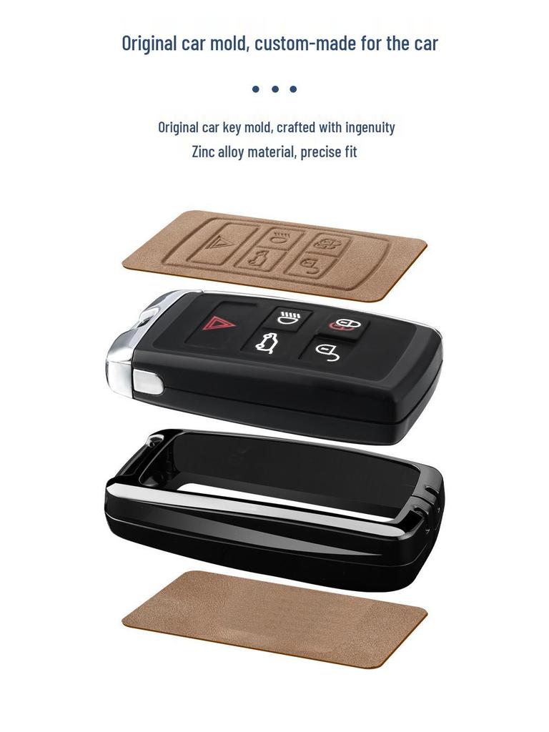 Jaguar Key Case: Compatible with XE, XF, XJ, F-Pace, E-Pace, and F-Type Models