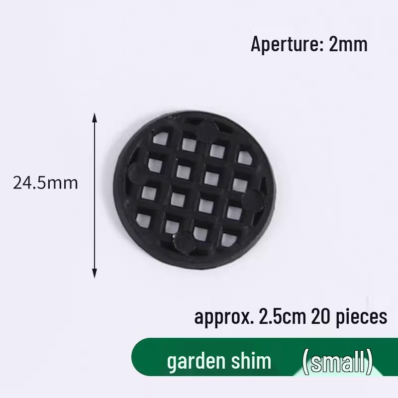 Round Mesh Drainage Pad for Flower Pots - Breathable, Leak-Prevention Net