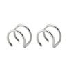 Titanium Steel Multi-Purpose Lip Clip Ear Clip Earrings For Men Women Unisex Punk Cool Hip-Hop Non-Piercing Jewelry
