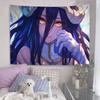 Gamer Albedo Anime Sexy Mädchen Cartoon Wandteppich Kunst Science-Fiction Zimmer Heimdekoration Kunst Heimdekoration