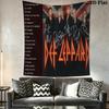 Def Leppard Night Rock Anthems Tapestry Background Cloth Fashion Print Christmas Gift Home Decor Background Cloth
