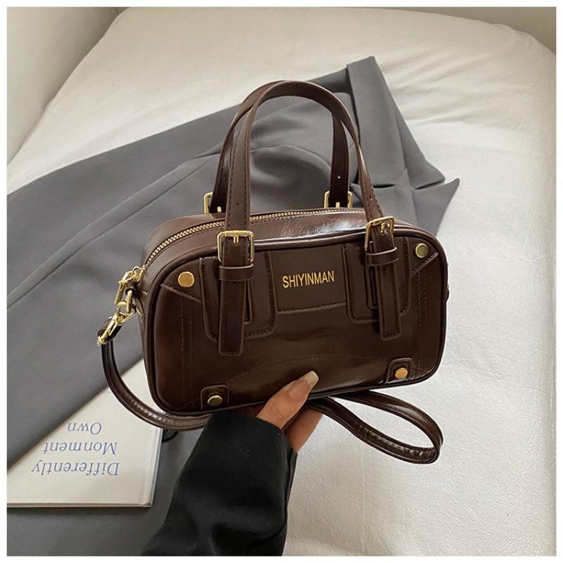 

Нишевая высококлассная сумка-мессенджер под мышкой, простая сумка-боулинг, стильная и модная сумка на одно плечо/кроссбоди кофейный