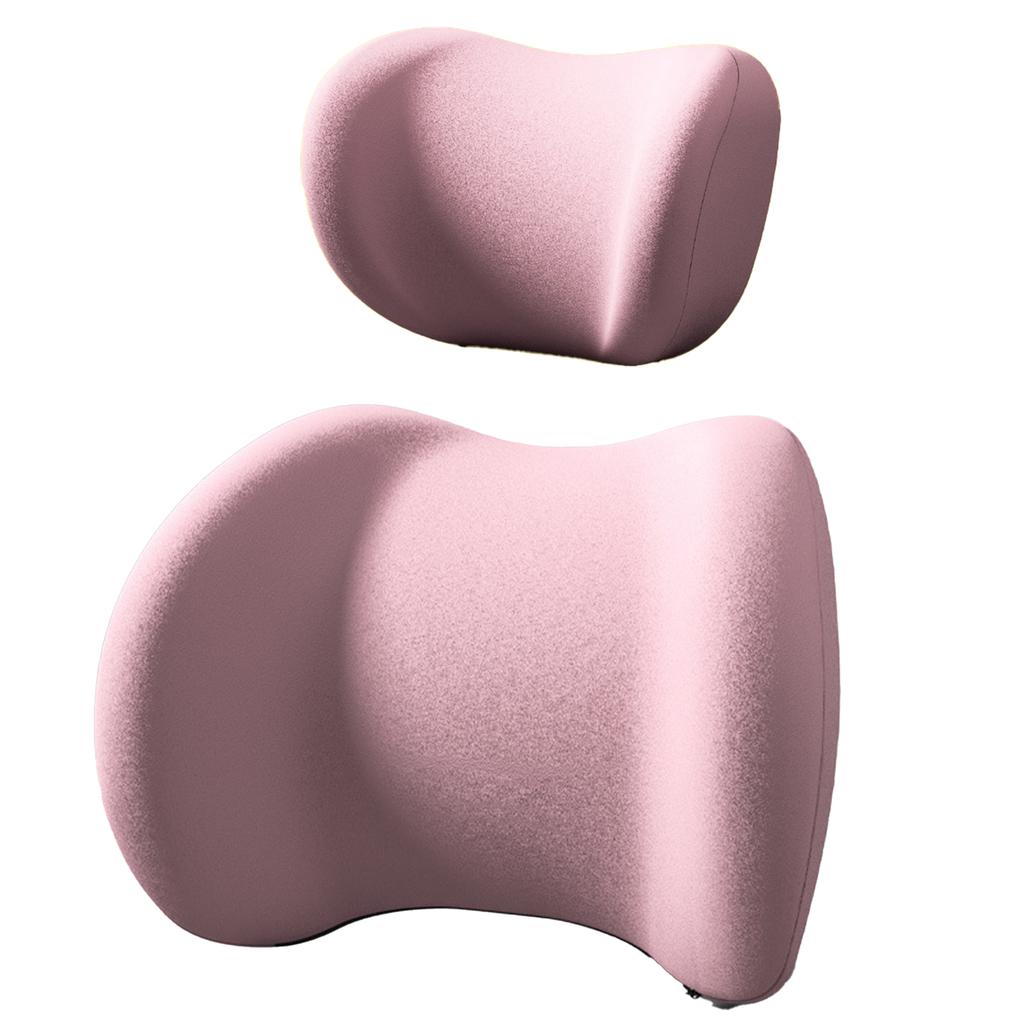 Memorys Foam Headrest For Driving Breathable Ergonomic Car Cushion Set For Office Chair