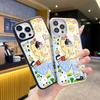 Xiaohongshu Hot-selling Sweet Happy Girl Apple 17 Mobile Phone Case Iphone11 Skin Glass Case 15promax