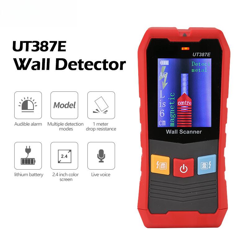 UNI-T UT387E UT387D UT387S Wielofunkcyjny Czuły Detektor Skaner Ścienny / Metal / Drewno / Wykrywacz Prądu Elektrycznego