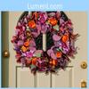 Fall Ivy Leaf Flower Wreath Door Hanging With Faux Green Plants For Garden Wedding Decor