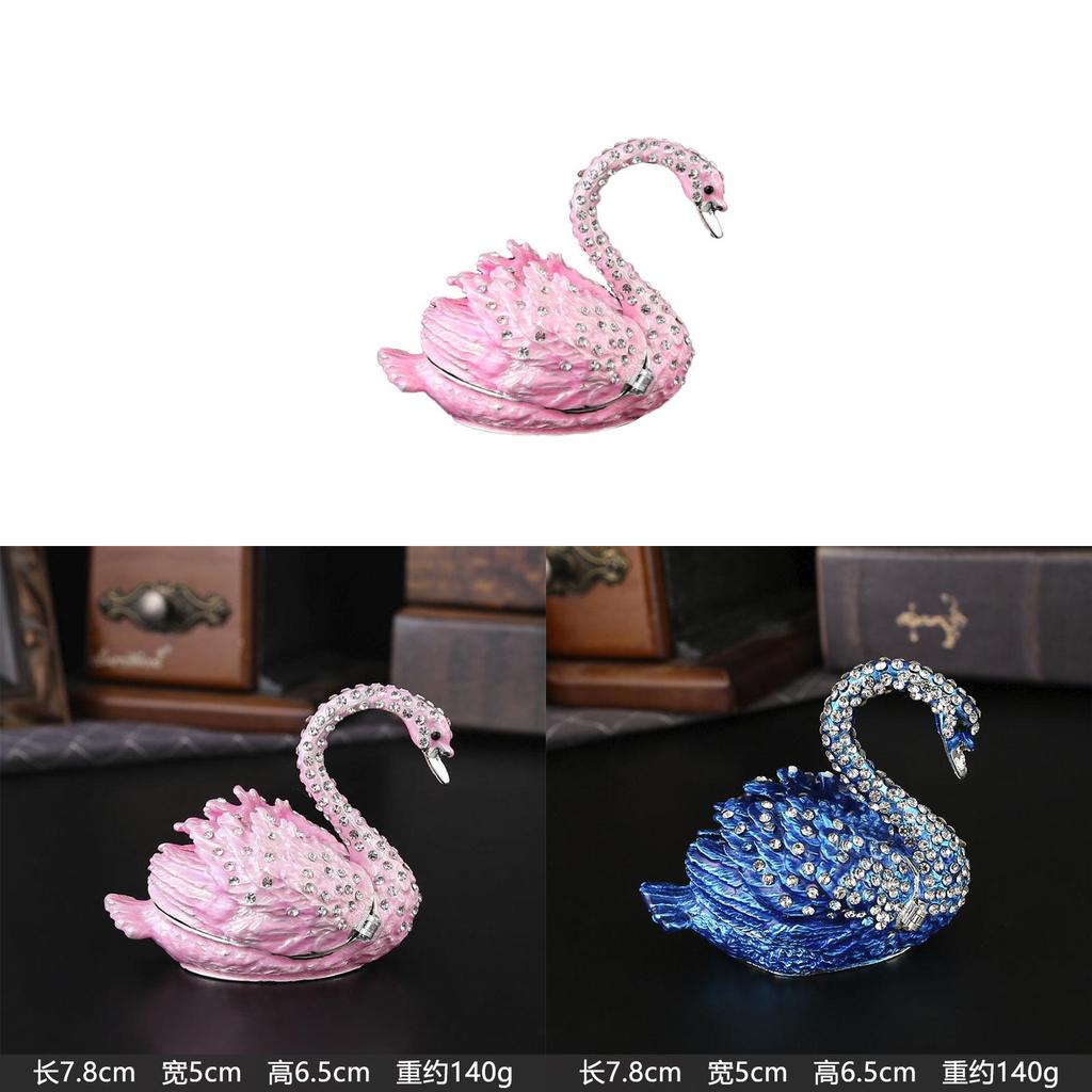 Jewelry Box With Enamel Finish For Home Decor Storage