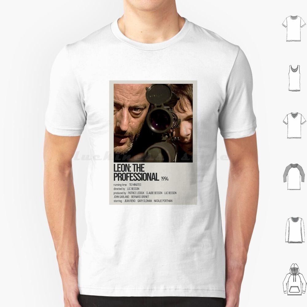Léon Der ProfiGelb Schwarz Kunstwerk T-Shirt Baumwolle Herren Damen DIY Druck Leon Leon Der Profi Film Mathilda Natalie