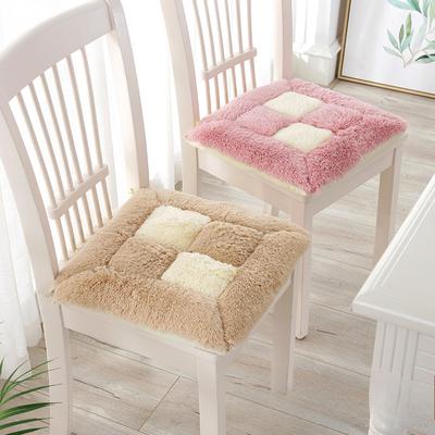 Thickened Chair Stool Cushion Seat Cushion On The Floor Student Nine-grid Chair Cushion Plush Buttock Cushion Office Long-term Seat Cushion