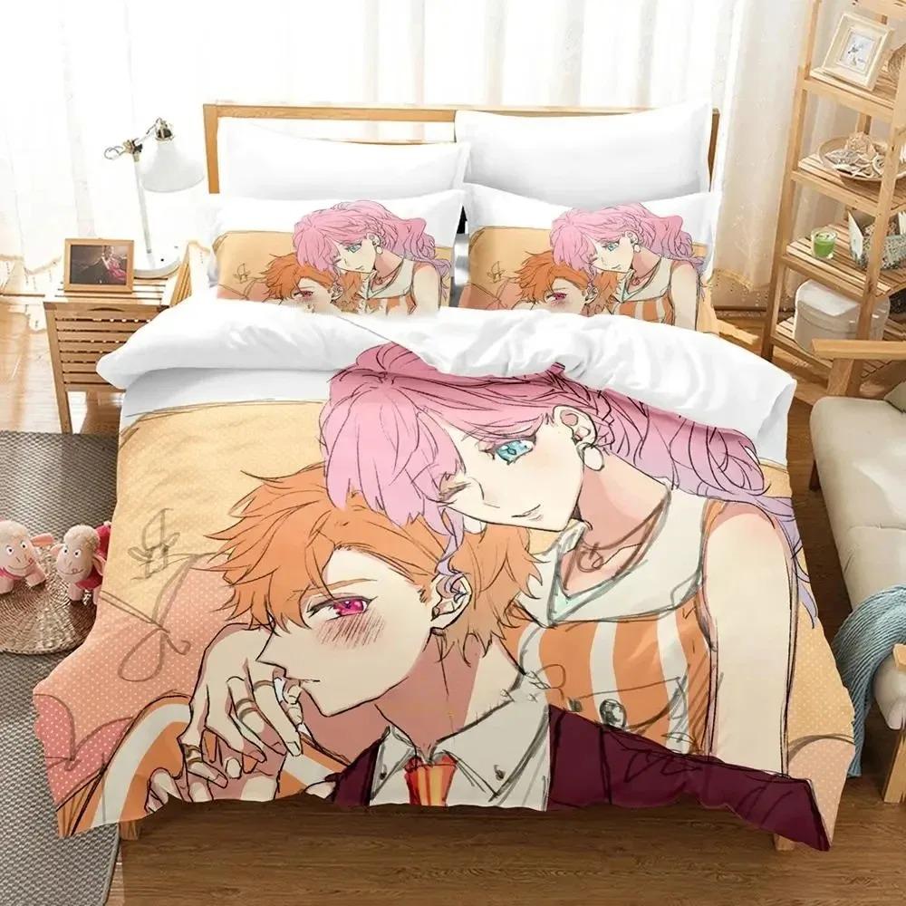 

Comforter Anime Game Cupid Parasite Bedding Set Bed Set Comforter King Queen Size Boys Adult Bedding Comforter (quilt)-EU Single(135*200cm)3pcs