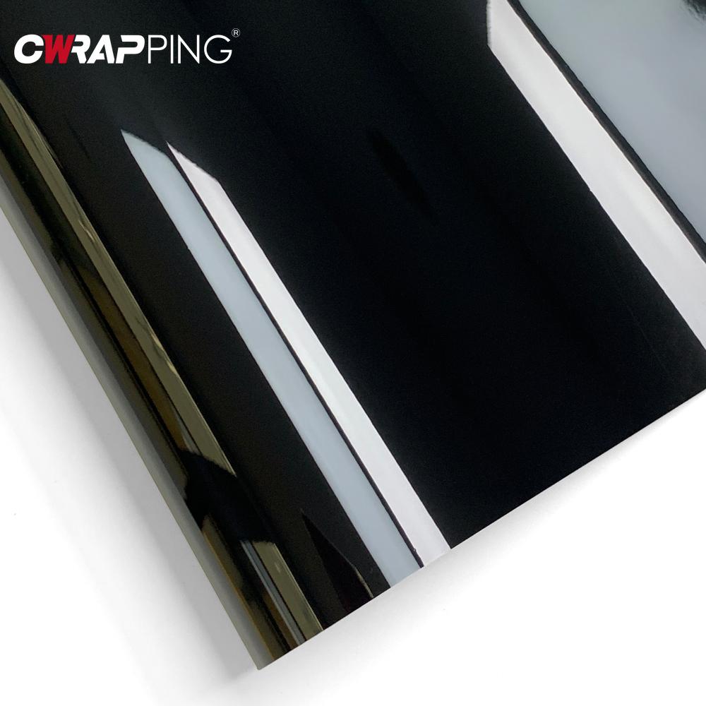 Motorcycle Stickers PET Glossy Black Vinyl Wrap Film Self Adhesive Waterproof Color Changing Stickers Motorcycle Car Accessories