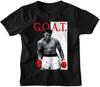Muhammad Ali Goat Toddler Black T Shirt Vintage Style Boxing Icon Graphic Tees