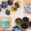 Tea Containers Candle Cans Tea Box Candy Snacks Small Round Cans Mini Portable Tin Cans Packaging