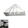 Angle Square for Metal Tubing,Metalworking Miter Square Tool with Etched 45 90 22.5 Degree References for Frame