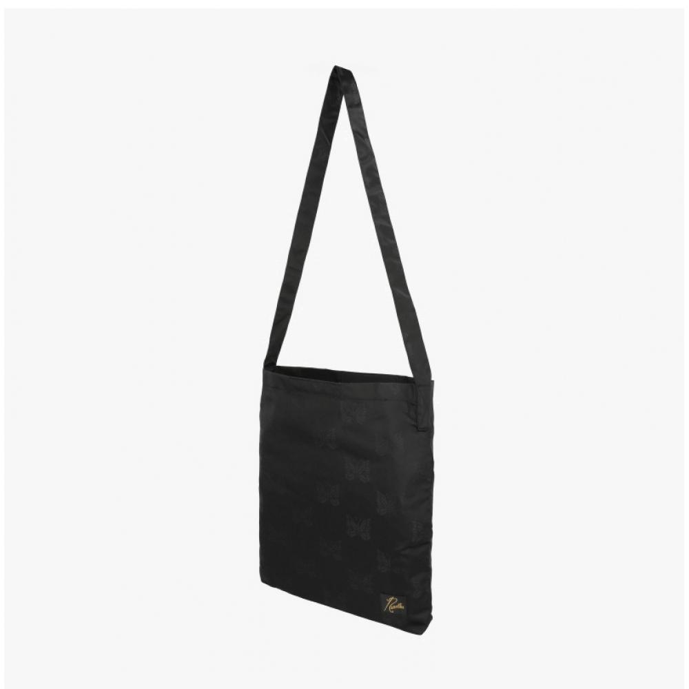 Nålar Papillon Jacquard Satin Bokväska CrossBody Qv059 B Svart