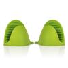2Pcs Oven Mitt Non-Slip Hanging Ring Anti-scalding Silicone Baking Heat Insulation Hand Clip Holder Kitchen Gadget