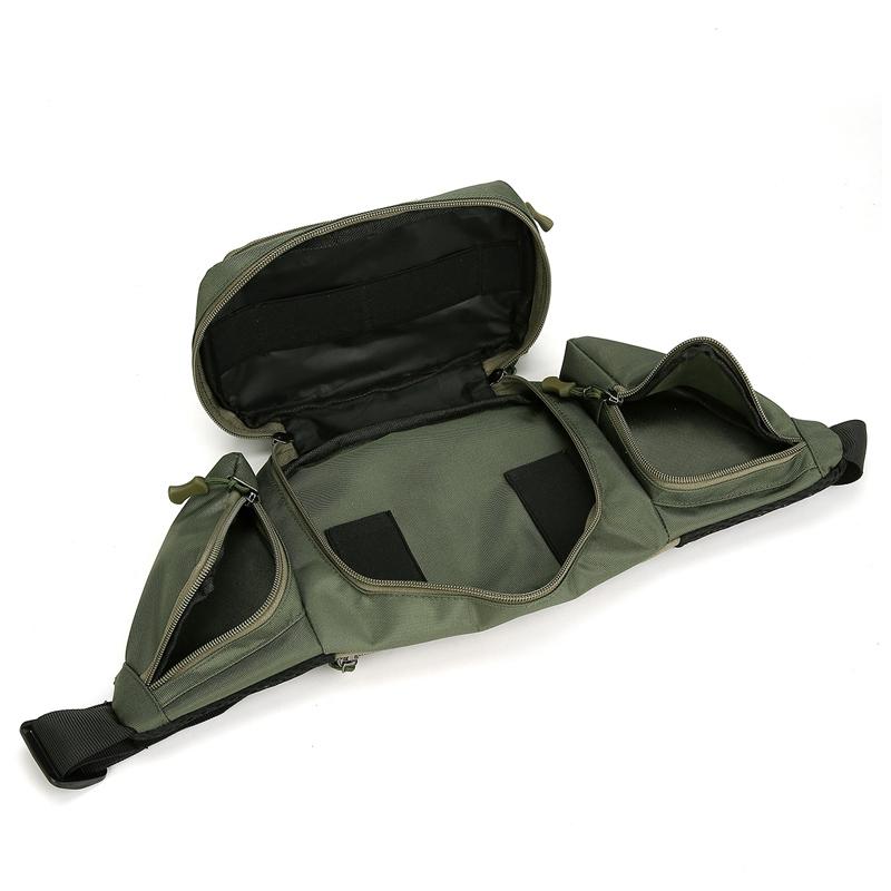 Tactical Multi function Waist Packs Fanny Bag For Men Nylon Shoulder Hiking Mobile Phone Bag Sports Roomy Casual Men Waist Bags