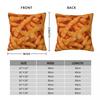 Cheetos Puff Snack Quadratische Kissenhülle Polyester Leinen Samt Muster Reißverschluss Dekor Raum Kissenbezug