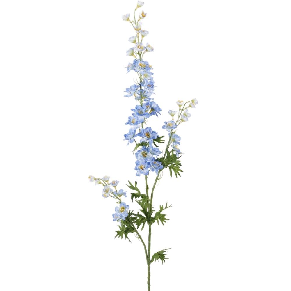 Green Leaves Artificial Larkspur Flower Real Touch Fake Flower  Teacher's Day