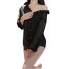 Women's Erotic Lingerie: Sexy Spring Pajama Shirt - Pure Desire Temptation