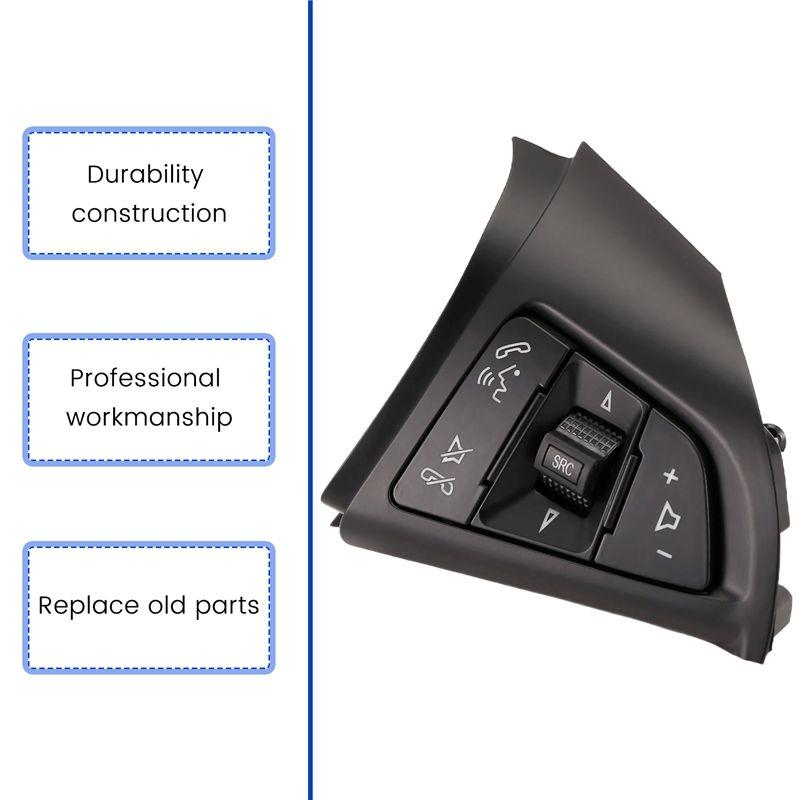Car Steering Wheel Right Multifunction Button Telephone Volume Control Switch 96892135 For Cruze 2009-2014