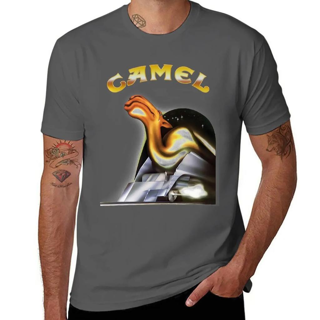 CAMEL BAND strefa komfortu koszulka koszulki koszulki z grafiką własny projekt chłopcy białe męskie koszulki z grafiką hip hop